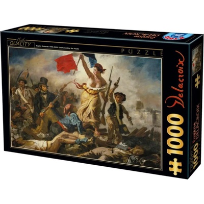 D-Toys - Puzzle Delacroix: Liberty Leading the People - 1 000 piese
