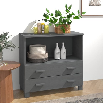 vidaXL 11461.340498 příborník HAMAR tmavě šedý 85 x 35 x 80 cm