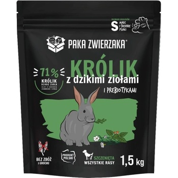 Paka Zwierzaka - Суха храна SH Заек и диви билки PUPPY 1, 5 кг