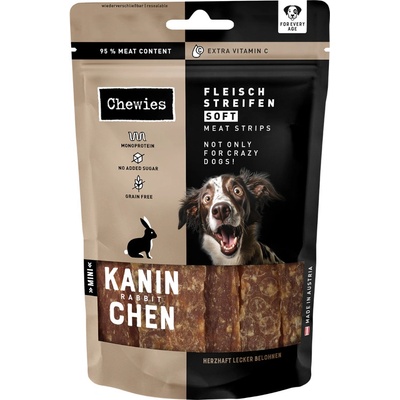 Chewies čisté mäsové prúžky MAXI králik 150 g