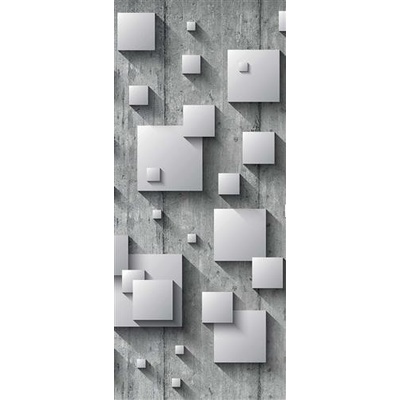 IMPOL TRADE 3030 VET Vliesová fototapeta 3D čtverce rozměr 91 cm x 211 cm