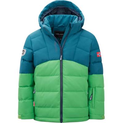 TROLLKIDS Детско зимно яке Trollkids Kid's Gryllefjord Jacket Winter jacket - Dark Marine / Fresh Green / Mystic Blue - размер 92 (EU) (703-2828-1011)