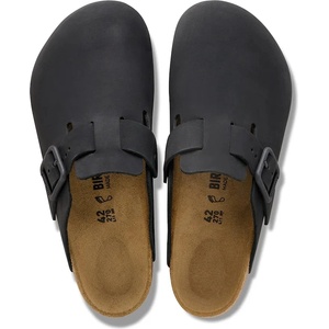 Birkenstock чехли сабо от набук Boston - answear - 293,18 лв