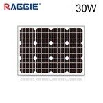 Raggie Соларен панел монокристален 30W RAGGIE 12V 670x360x20mm (1830-30)