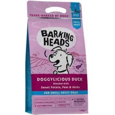 Barking Heads Doggylicious Duck GF Adult Small Breed 1,5 kg