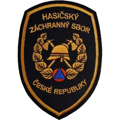 Rukávový znak HZS ČR vyšívaný