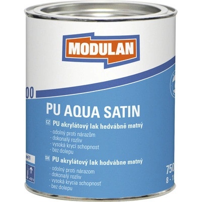 Modulan PU Aqua Satin hedvábně matný 0,75 l Bílá