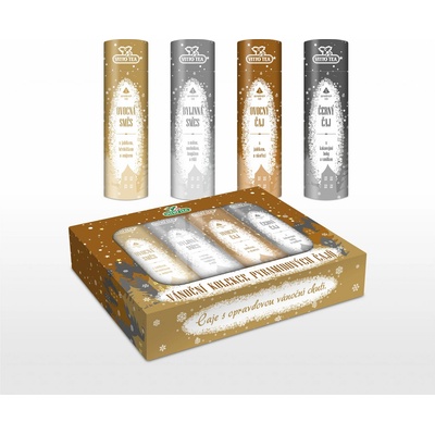 Vitto Tea Vánoční kolekce pyramidových čajů 4 x 5 35 g