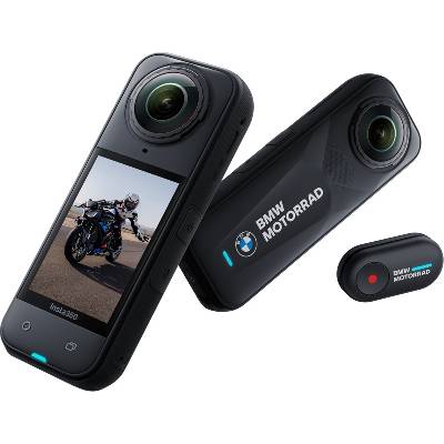 Екшън камера Insta360 - X5 BMW Motorrad Edition, 8K, 72MPx, черна (CINSAAHA)