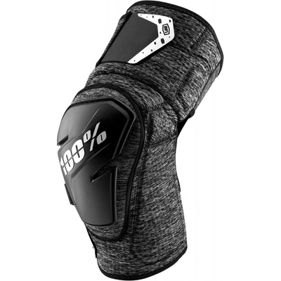 100% Teratec Knee Guards heather grey/black