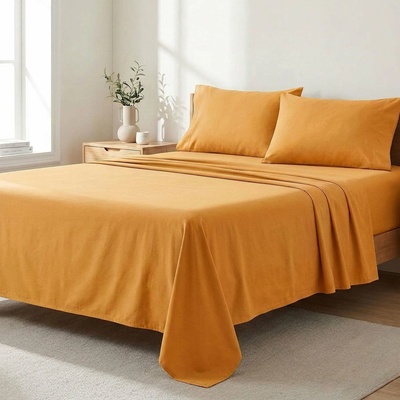 Bellatex prostěradlo plachta hořčicové 150x230
