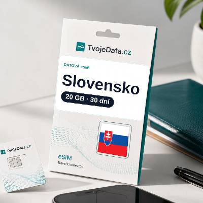 eSIM Slovensko 20 GB / 29 dní