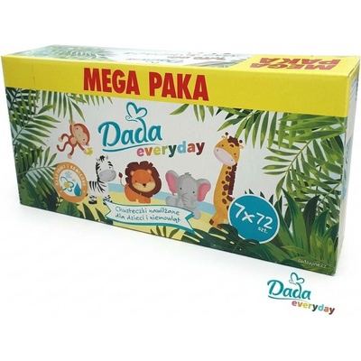 Dada Vlhčené ubrousky Vlhčené kapesníky Dada Everyday 14 x 72 ks
