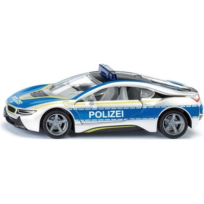 SIKU Метална полицейска количка Siku - BMW I8, с отварящи се нагоре врати, 1: 50 (2303)
