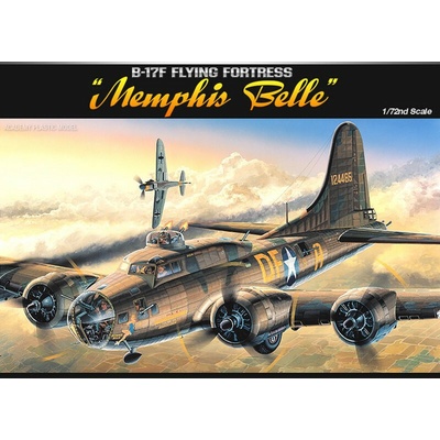 Academy Model Kit lietadlo 12495,B-17F MEMPHIS BELLE 1:72