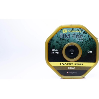 RidgeMonkey šňůra RM-Tec Lead Free Leader 50lb 10m Camo