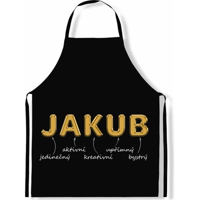 IMPAR Zástěra Mužská jména Gold Jakub