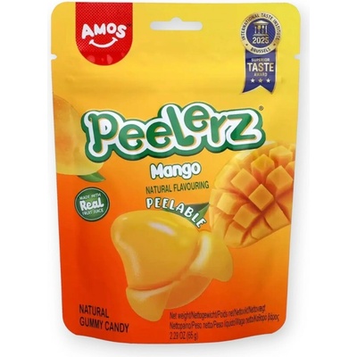 Amos Peelerz želé bonbóny s příchutí manga 65 g