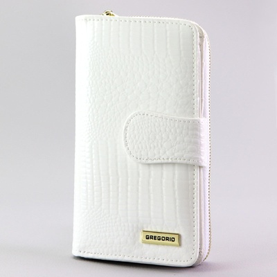 Gregorio Dámska kožená peňaženka biela KZ55196