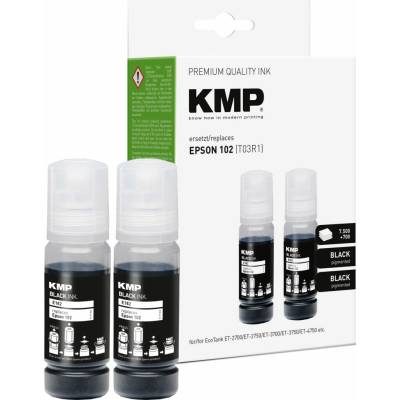 Inkoust KMP Epson 102 Black 2 ks - kompatibilní
