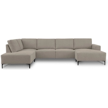 Scandic Светлокафяв шенилов ъглов диван (ляв ъгъл/U форма) Fabian - Scandic (19177SN ENT5_1)