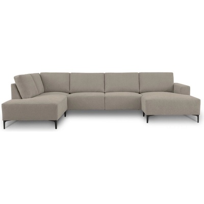 Scandic Светлокафяв шенилов ъглов диван (ляв ъгъл/U форма) Fabian - Scandic (19177SN ENT5_1)