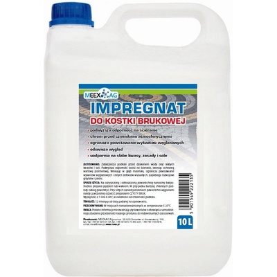 Impregnace Meex AG na dlažbu a kostky, bezbarvá, 10 l, pro venkovní použití, vydatnost 7 m²/l