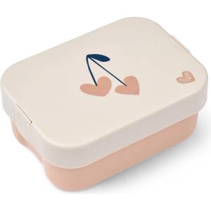 LIEWOOD Детски контейнер за храна Liewood Kid's Kamil Lunchbox Food storage - Sweetheart / Sandy - размер 7, 8 x 19, 7 x 14, 1 cm (532-3371-0111)