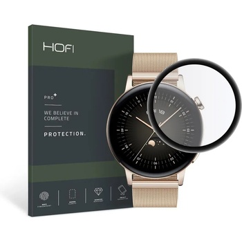 Hofi Хибридно стъкло за часовник Huawei Watch GT 3 (42mm) от Hofi Hybrid Pro+ - с черна рамка (9589046919213) - 1005/50