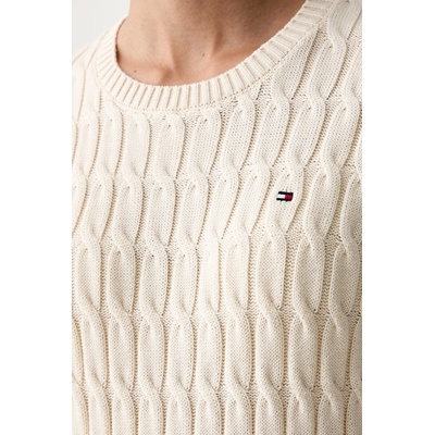 Tommy Hilfiger пуловер с къси ръкави дамски от памук (WW0WW38744.PPYX)