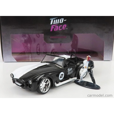 Jada Ford usa Shelby Cobra 427 sc Spider N 2 1965 Two-face Černá Bílá 1:32