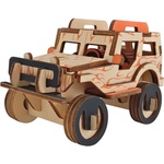 Woodcraft construction kit Woodcraft Дървен 3D пъзел Jeep (XB-G013H)