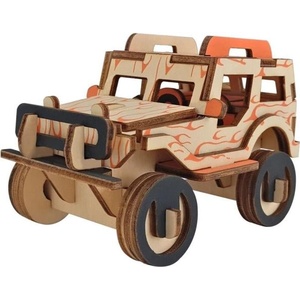 Woodcraft construction kit Woodcraft Дървен 3D пъзел Jeep (XB-G013H)