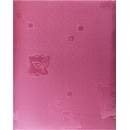 EmaHome Ubrus s ochranou proti skvrnám 130x160cm růžová se vzorem