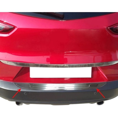 Nerez leštený kryt hornej hrany zadného nárazníka Mazda CX-3 2015-2021
