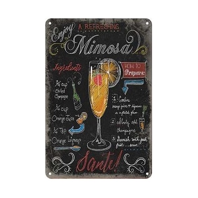 Ceduľa Cocktail Mimosa