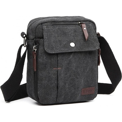 Čierna pánska praktická crossbody Matthew