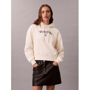 Calvin Klein Суитшърт ls crop graphic hoodie (lv047e208g-yat)