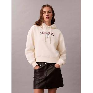 Calvin Klein Суитшърт ls crop graphic hoodie