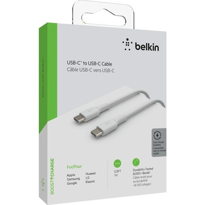 Belkin CAB003bt1MWH USB-C - USB-C, 1m, bílý
