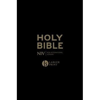 NIV Larger Print Personal Black Leather Bible