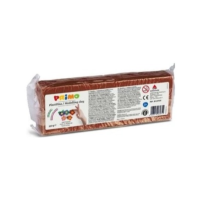 Primo Plastelína 550g hnědá