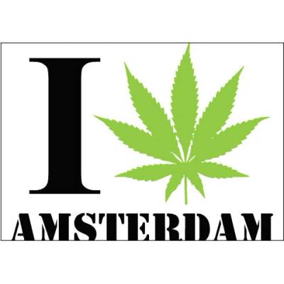 Plakát typ A4-A0 I Love Amsterdam