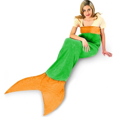 Snuggie ZO 4 Deka v tvare morskej panny MERMAID zelená