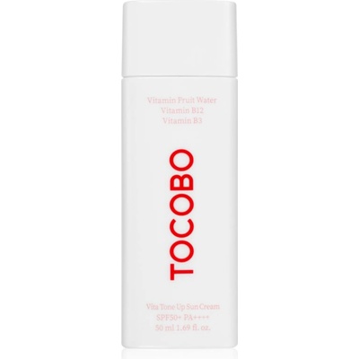 TOCOBO Vita Tone Up Sun Cream лек защитен гел-крем да уеднакви цвета на кожата SPF 50+ 50ml