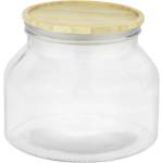 Horecano TOP-Буркан за съхранение с бамбуков капак 1500ml (82800-13.5) (0132168)