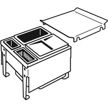 Hailo Vestavný odpadkový koš XXL 45 3630-45