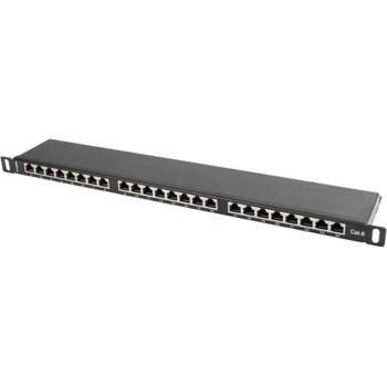 Lanberg patch panel 24 port 0.5U CA (PPS6-0024-B)
