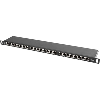 Lanberg patch panel 24 port 0.5U CA (PPS6-0024-B)