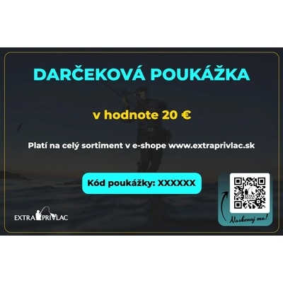 Darčeková poukážka 20€